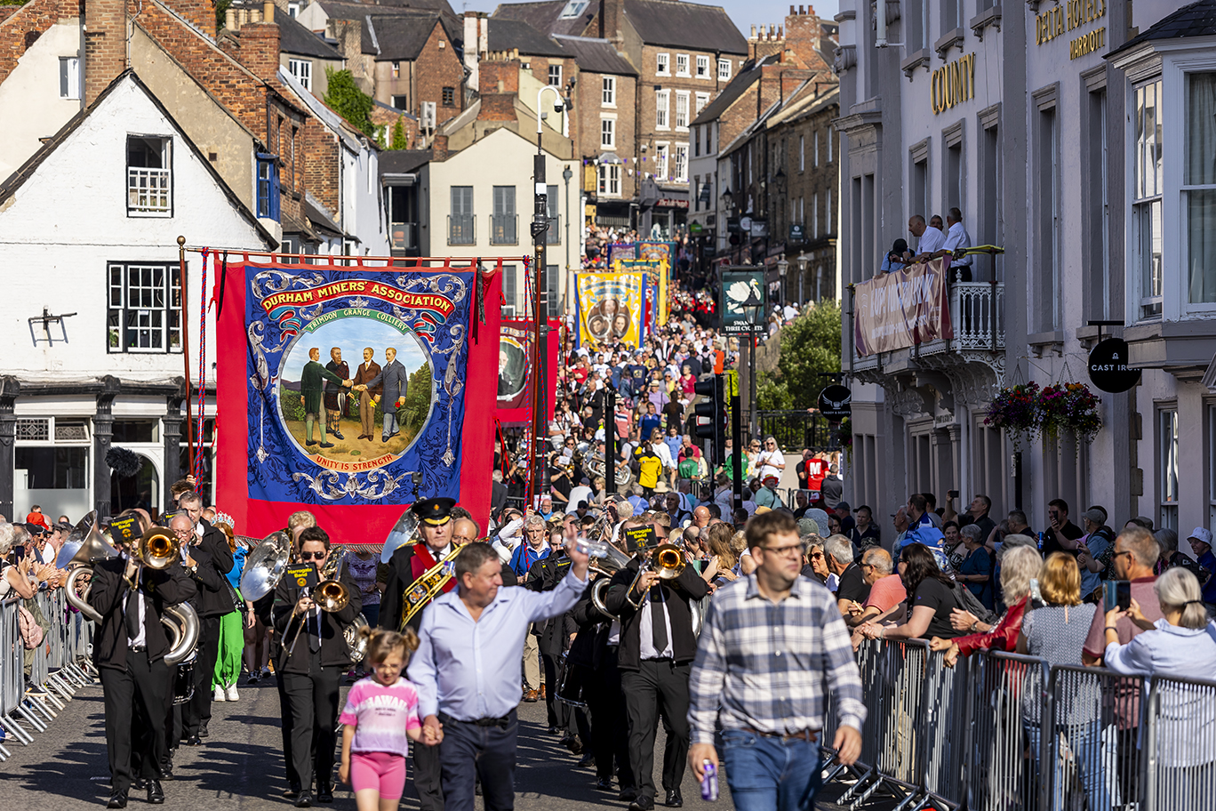 Photo from the last Miners' Gala in Durham